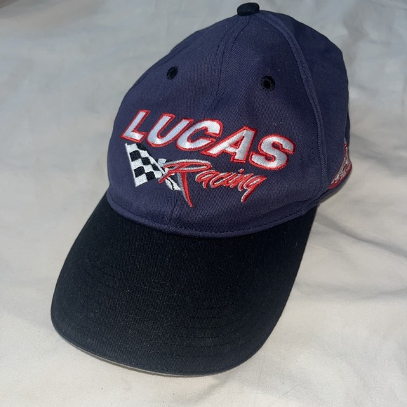 Lucas Racing Event Winner Adjustable Strapback Hat Lucas Oil Baseball Cap Gym - Picture 5 of 16